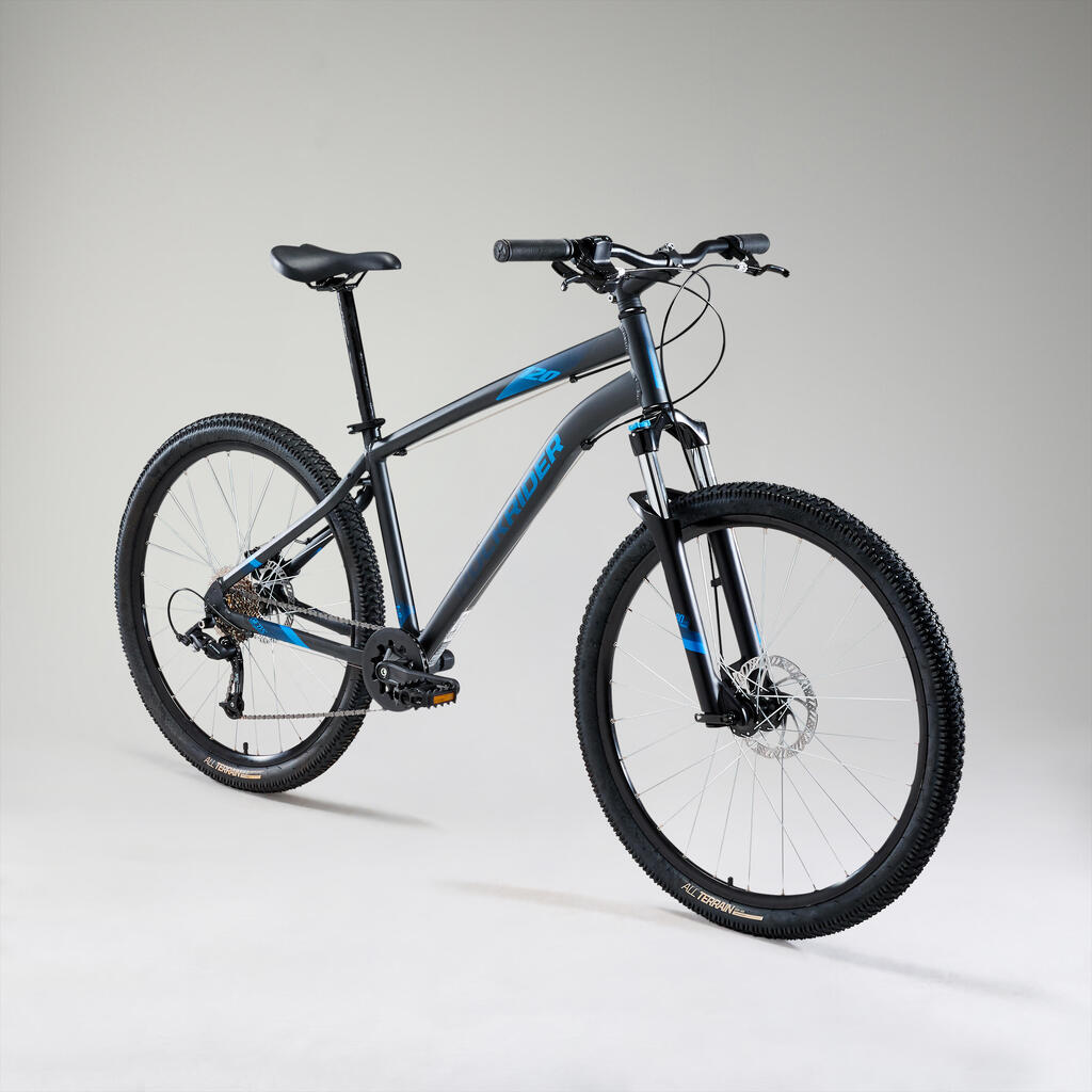 Vélo vtt randonnee st 120 noir bleu 27,5